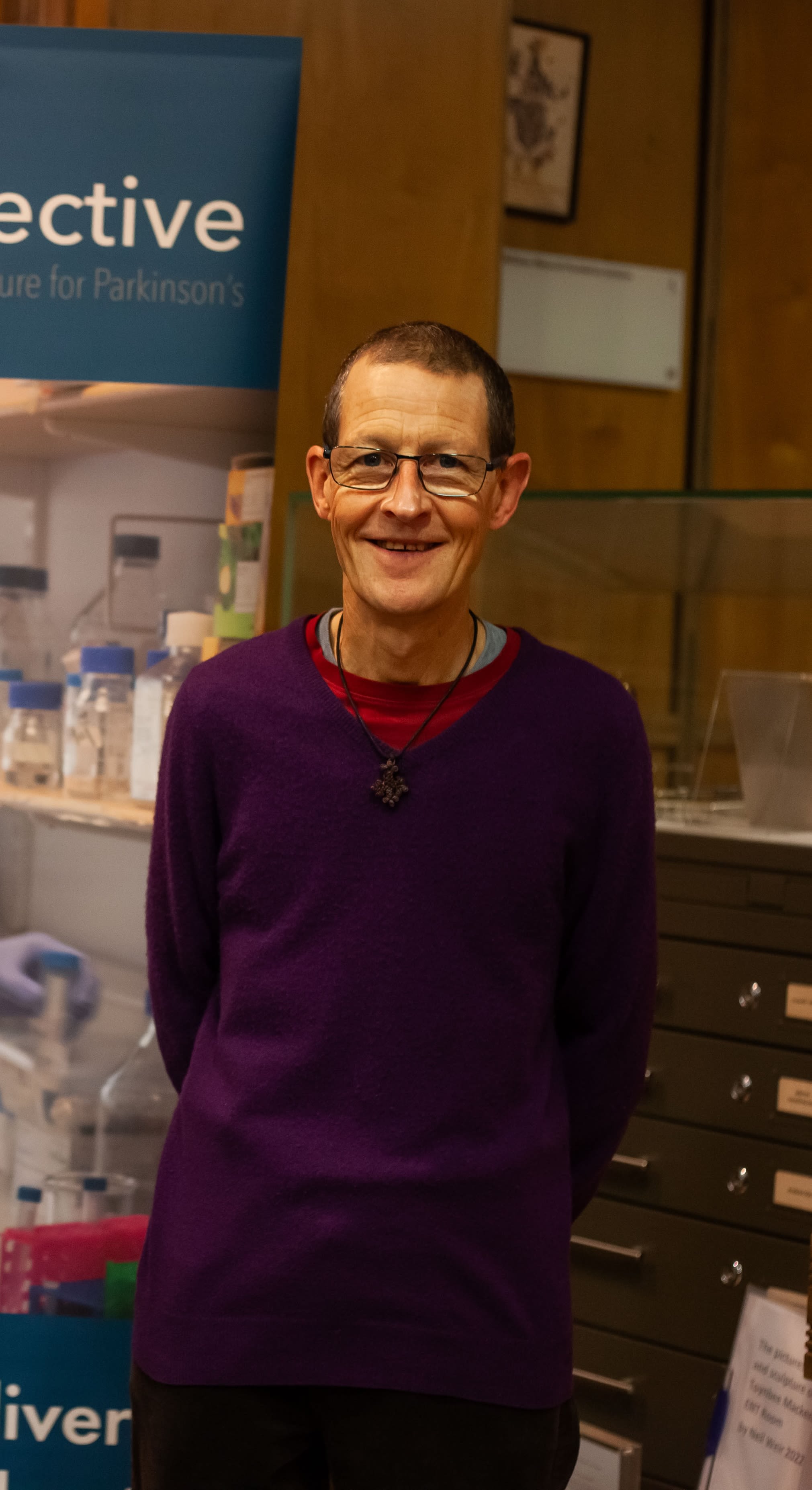 A photo of Andrew Moncrieff, co-chair of the Cure Collective