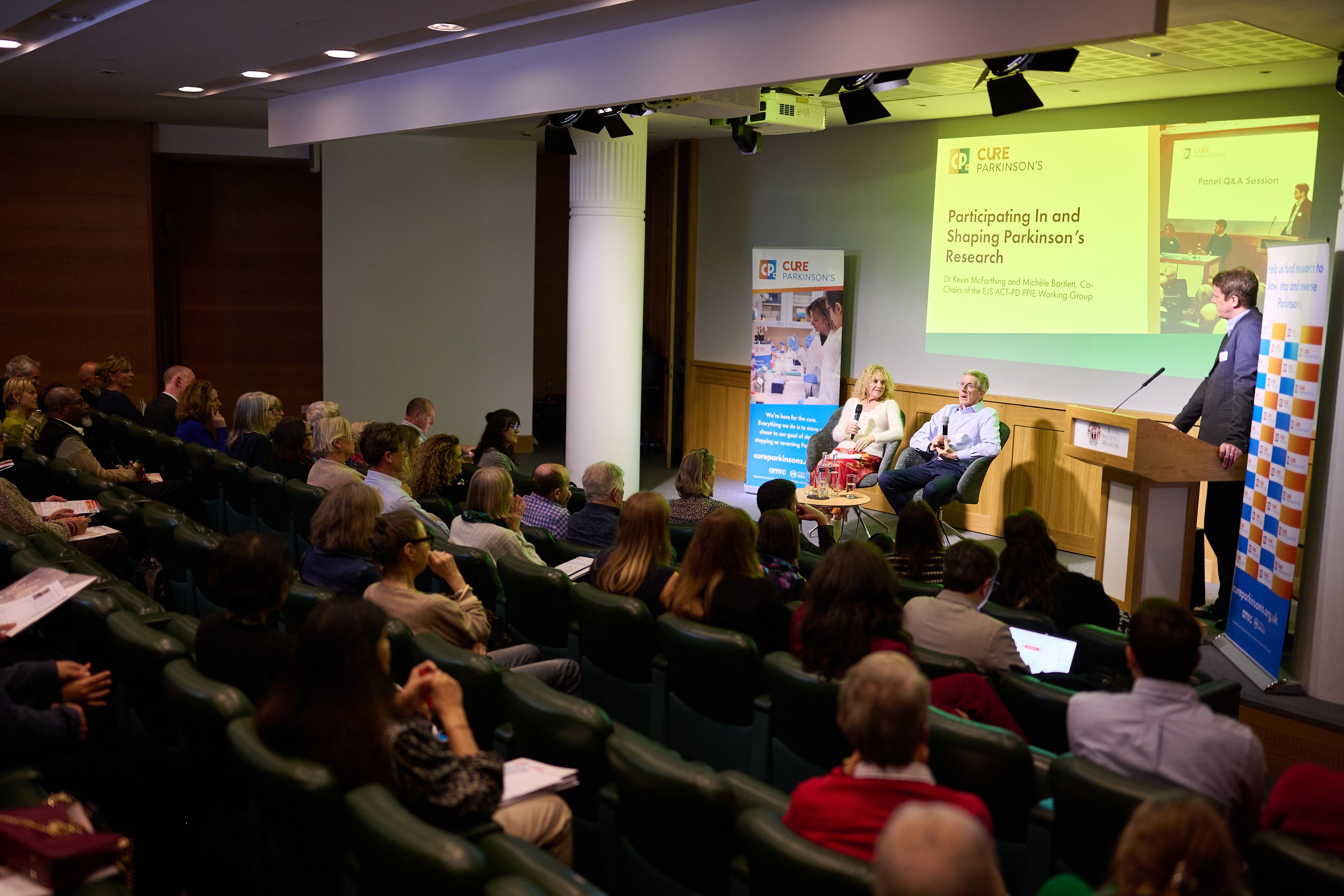 An image of a discussion panel held at our Autumn Research Update Meeting 2025.